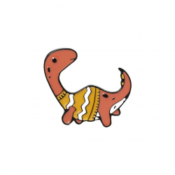 Значок Динозаврик в свитере